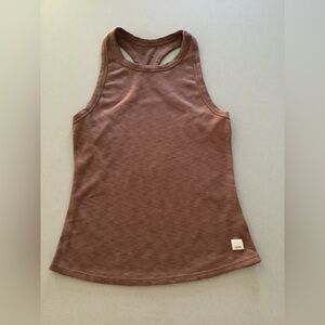 Vuori Women's Sunrise High Neck Tank Top Ribbed Size XS